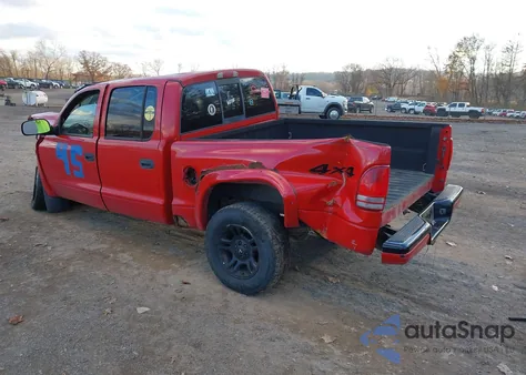 2004 Dodge Dakota Sport/Sxt из США, поврежденный, VIN 1D7HG38N64S594190